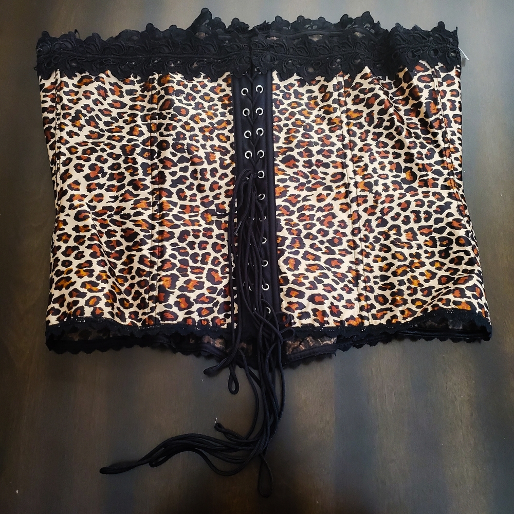 Fredericks of Hollywood Leopard Corset